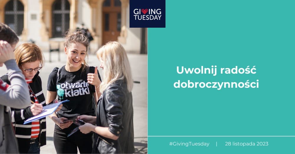 Giving Tuesday uwolnij radość dobroczynności