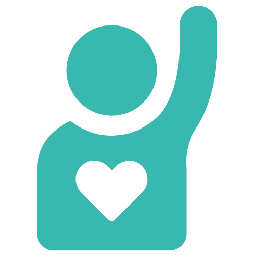 Ikonka osoby zgłaszającej się do działań na rzecz zwierząt